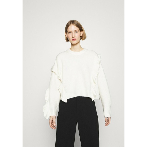 スリーワンフィリップリム レディース パーカー・スウェットシャツ アウター LOFTY CROPPED RUFFLE - Jumper - white white