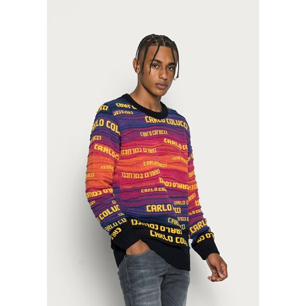 カルロ コルッチ レディース パーカー・スウェットシャツ アウター Jumper - navy/orange/petrol navy/orange/petrol