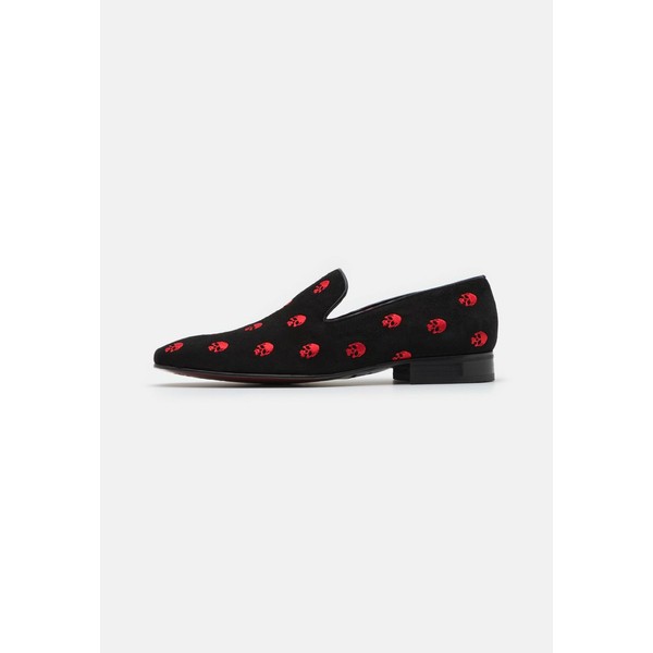 ジェフリーウェスト メンズ スリッポン・ローファー シューズ JUNG SKULL SLIPPER - Slip-ons - black/red black/red