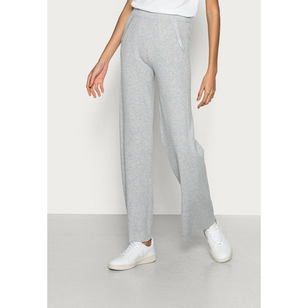 カルバンクライン レディース カジュアルパンツ ボトムス ESSENTIAL WIDE LEG JOGGER - Trousers - light grey heather light grey heath