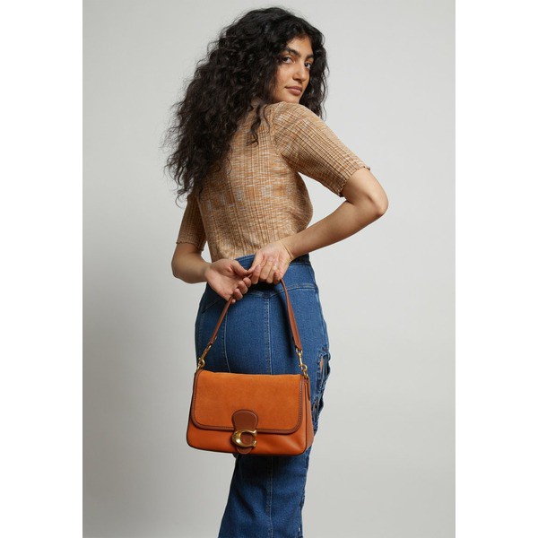 コーチ レディース ハンドバッグ バッグ MIXED FLAP SOFT TABBY SHOULDER BAG - Handbag - canyon/multi canyon/multi