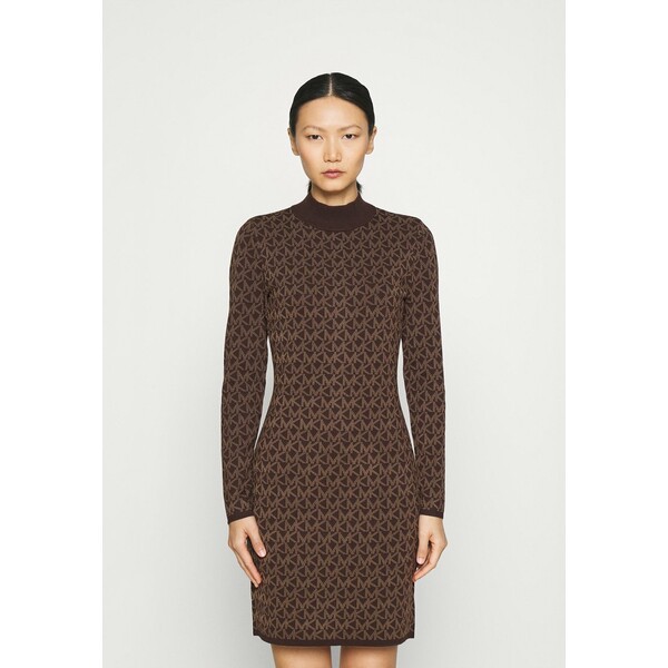 マイケルコース レディース ワンピース トップス BOLD DRESS - Jumper dress - chocolate chocolate