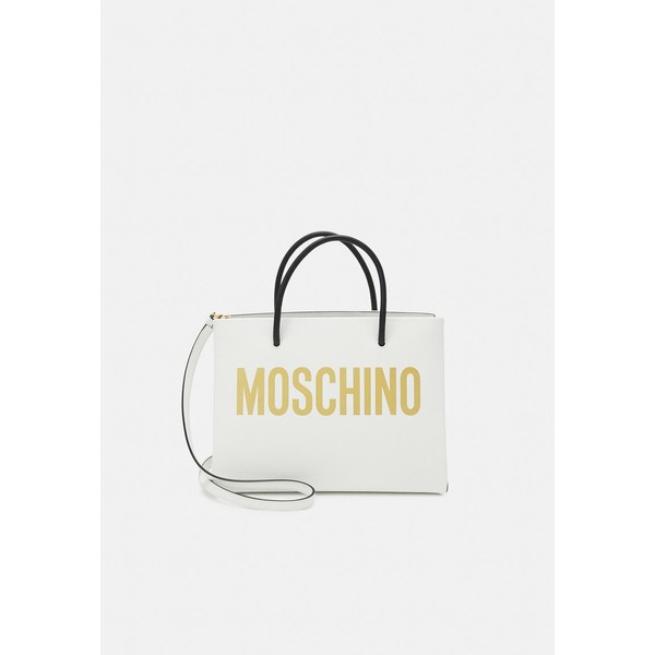 モスキーノ レディース トートバッグ バッグ SHOULDER BAG - Tote bag - white white