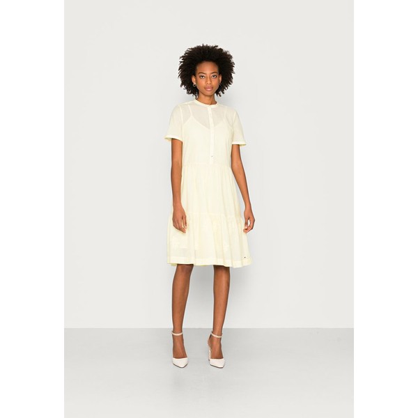 トミー ヒルフィガー レディース ワンピース トップス SOFT BROD DRESS - Day dress - lemon twist lemon twist