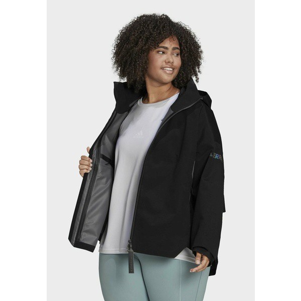 アディダス レディース コート アウター MYSHELTER OUTDOOR - Outdoor jacket - black black