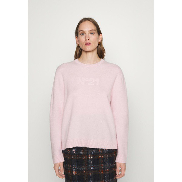 ヌメロ ヴェントゥーノ レディース パーカー・スウェットシャツ アウター MAGLIA GIROCOLLO - Jumper - rosa rosa