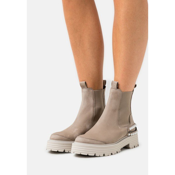 ケンネル アンド シュメンガー レディース ブーツ＆レインブーツ シューズ POWER - Platform ankle boots - taupe taupe