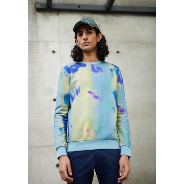 ポールスミス メンズ パーカー・スウェットシャツ アウター INK SPILL - Sweatshirt - blue blue