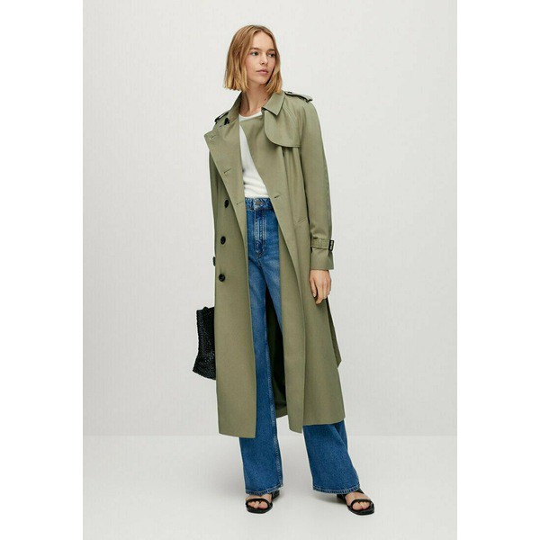 マッシモ ドゥッティ レディース コート アウター Trenchcoat - mottled green mottled green