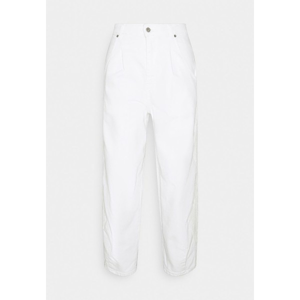 ドンダップ レディース カジュアルパンツ ボトムス PANTALONE CLAIRE RICAMO - Straight leg jeans - white white