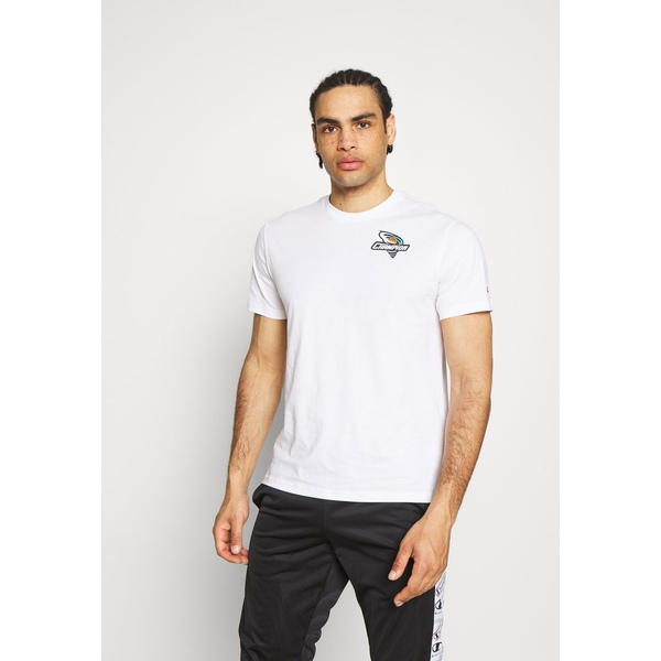 海外通販 安い Crewneck Print 通販 Tシャツ チャンピオン White Crewneck メンズ トップス チャンピオン T Shirt White 安い本店