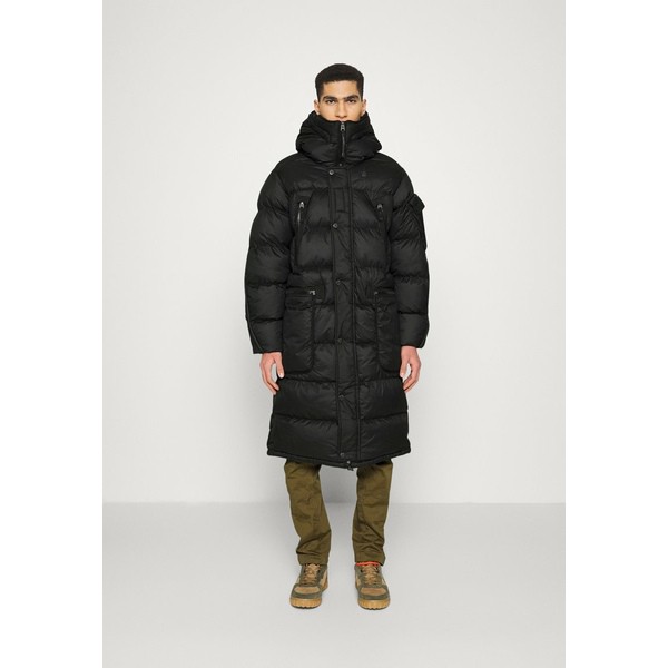 ジースター メンズ コート アウター EXTRA LONG PUFFER - Winter coat - dark black dark black