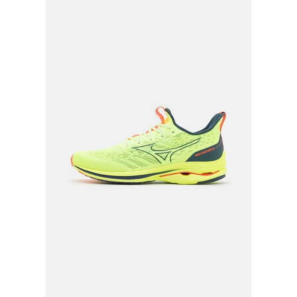 ミズノ メンズ ランニング スポーツ WAVE RIDER NEO 2 - Neutral running shoes - neo lime/orion blue/neon flame neo lime/orion blue/