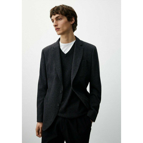 マッシモ ドゥッティ メンズ パーカー・スウェットシャツ アウター KOMFORTABLER - Suit jacket - dark grey dark grey