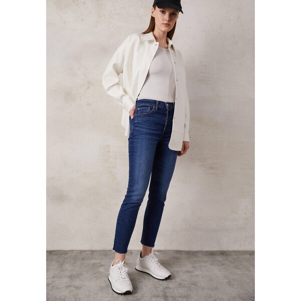 リダン レディース カジュアルパンツ ボトムス 90S HIGH RISE ANKLE CROP - Slim fit jeans - royal fade royal fade