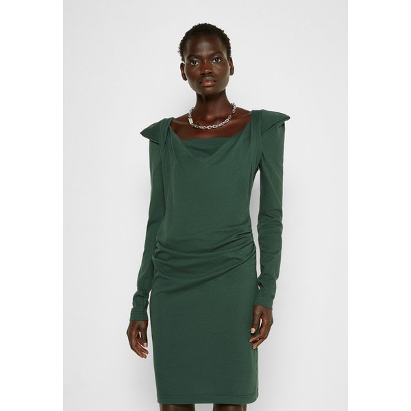 ヴィヴィアンウエストウッド レディース ワンピース トップス ELIZABETH DRESS - Jersey dress - green green