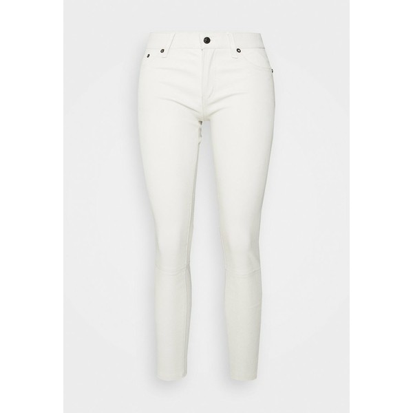 トゥルーレリジョン レディース カジュアルパンツ ボトムス PANT - Leather trousers - cream cream