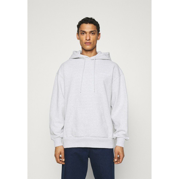 ハン コペンハーゲン メンズ パーカー・スウェットシャツ アウター BULKY HOODIE - Sweatshirt - grey melange grey melange