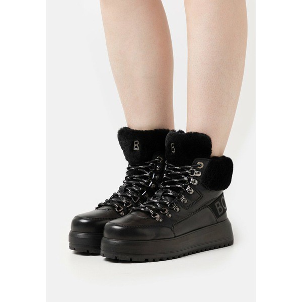 ボグナー レディース ブーツ＆レインブーツ シューズ ANTWERP - Lace-up ankle boots - black black