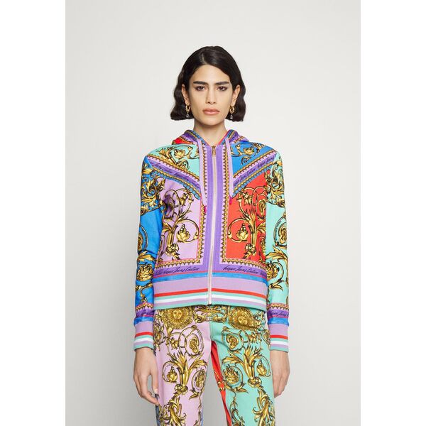 ベルサーチ レディース ニット&セーター アウター PANEL GARLAND - Zip-up sweatshirt - multicoloured multicoloured