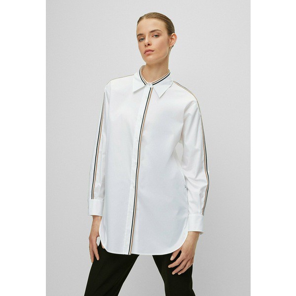 ボス レディース シャツ トップス Blouse - white white