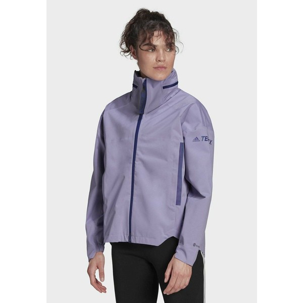 アディダス レディース コート アウター TERREX - Waterproof jacket - purple purple