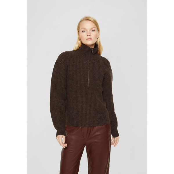 デザイナーズリミックス レディース パーカー・スウェットシャツ アウター CARMEN - Jumper - dark brown dark brown