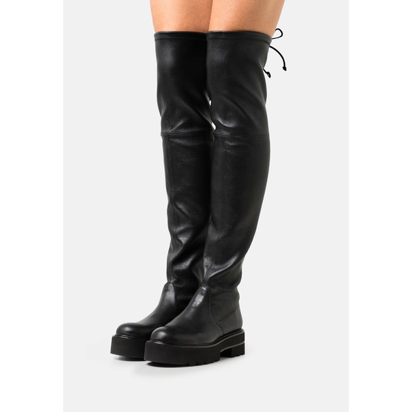 スチュアート ワイツマン レディース ブーツ＆レインブーツ シューズ LOWLAND ULTRALIFT OVER THE KNEE BOOT - Over-the-knee boots - bl