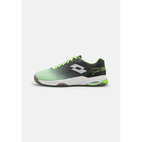 ロット レディース テニス スポーツ SUPERRAPIDA 100 - Multicourt tennis shoes - green apple neo/all white/all black green apple ne