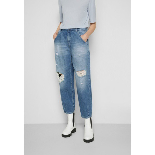 ドンダップ レディース カジュアルパンツ ボトムス PANTALONE FLOR - Straight leg jeans - medio rotture medio rotture