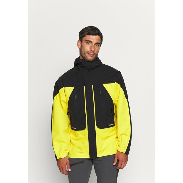 ピークパフォーマンス メンズ コート アウター VIBE 95 JACKET - Hardshell jacket - trek yellow trek yellow