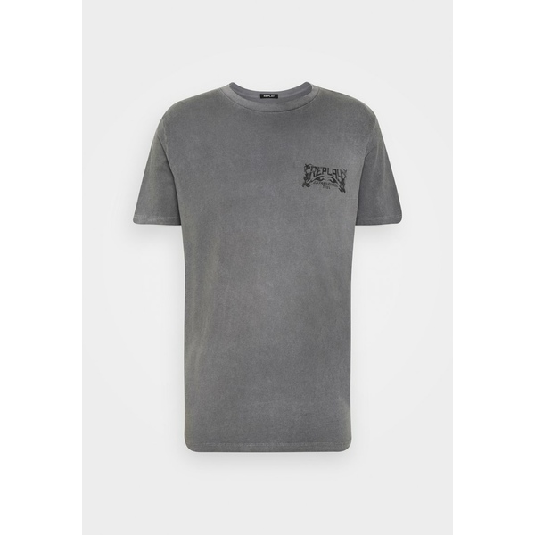 安い公式 ストア リプレイ メンズ Tシャツ トップス Print T Shirt Iron Grey Iron Grey アウトレット特価 Triplex Ee