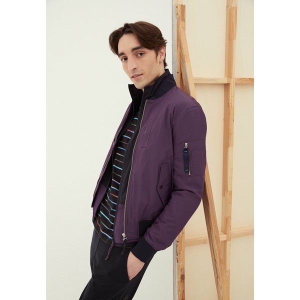 ポールスミス メンズ コート アウター JACKET - Bomber Jacket - dark purple dark purple