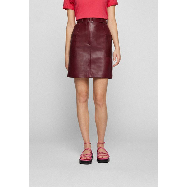 ボス レディース スカート ボトムス A-line skirt - dark red dark red