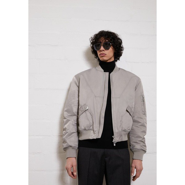 ハン コペンハーゲン メンズ コート アウター BOMBER - Bomber Jacket - grey grey