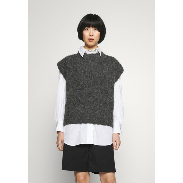 ホルツワイラー レディース パーカー・スウェットシャツ アウター SILA VEST - Jumper - charcoal charcoal