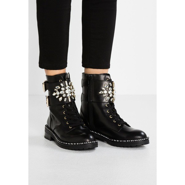 カートジェイガーロンドン レディース ブーツ＆レインブーツ シューズ STOOP - Lace-up ankle boots - black black