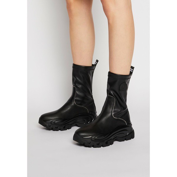 リュー ジョ ジーンズ レディース ブーツ＆レインブーツ シューズ WAVE 16 - Platform ankle boots - black black