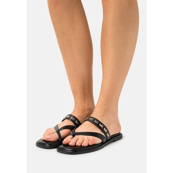 マイケルコース レディース サンダル シューズ ALBA THONG SLIDE - T-bar sandals - black black