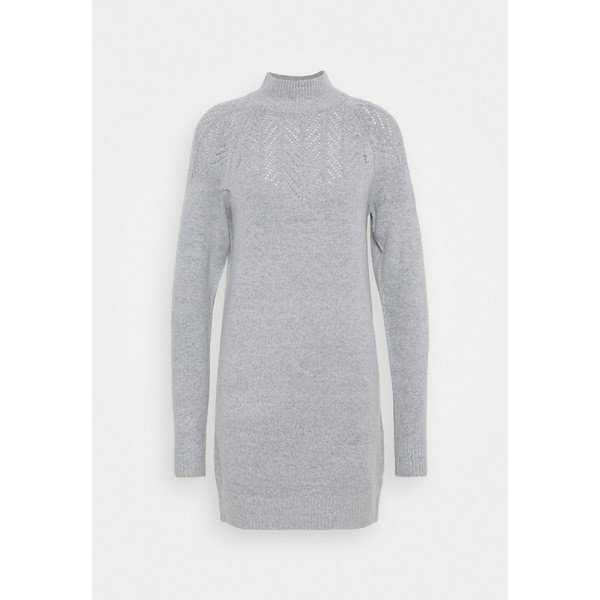 進化版 ドロシー パーキンス レディース ワンピース トップス Longline Pointelle Jumper Dress Grey Marl Grey Marl ラッピング無料 返品も保証 Www Servblu Com