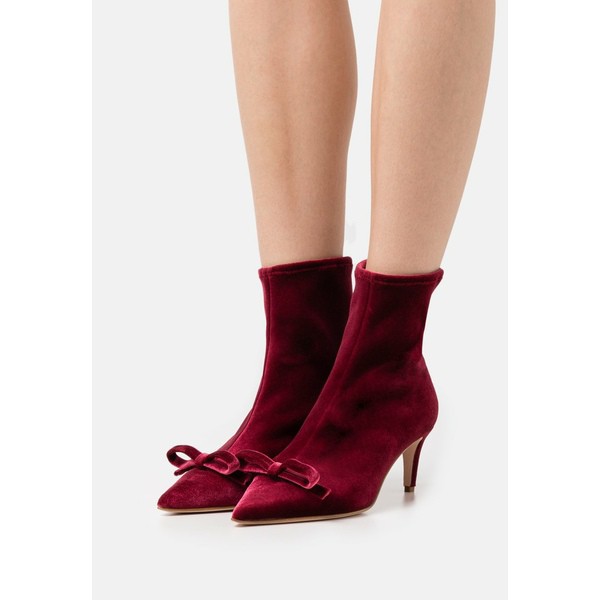 レッド ヴァレンチノ レディース ブーツ＆レインブーツ シューズ BOOTIE - Classic ankle boots - burgundy burgundy