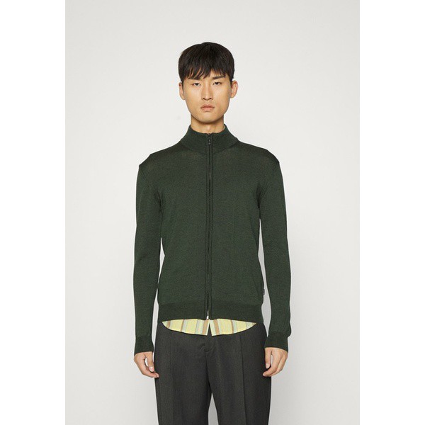 サンド コペンハーゲン メンズ カーディガン アウター INGRAM - Cardigan - dark green dark green