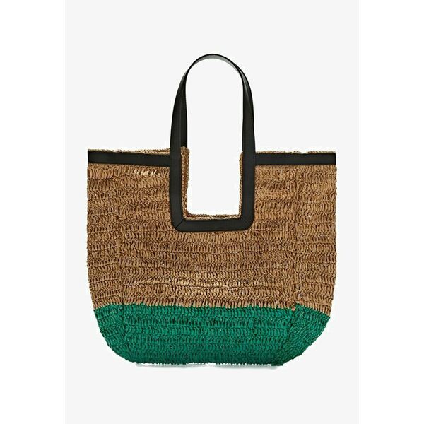 マッシモ ドゥッティ レディース トートバッグ バッグ RAFFIA - Tote bag - turquoise turquoise