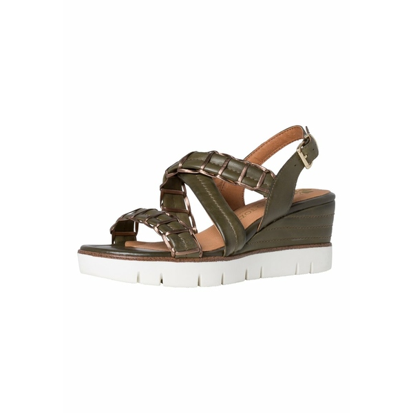 MARCO TOZZI Wedge Sandal by Guido Maria Kretschmer 2-28769-42 dames, Black, 38 EU