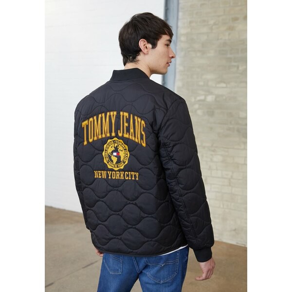 トミーヒルフィガー メンズ コート アウター COLLEGIATE QUILTED - Light jacket - black black