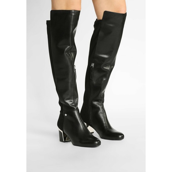 ダナ キャラン ニューヨーク レディース ブーツ＆レインブーツ シューズ CORA - Over-the-knee boots - black black