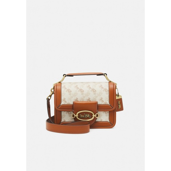 コーチ レディース ハンドバッグ バッグ HORSE AND CARRIAGE HERO SHOULDER - Handbag - chalk burnished amber chalk burnished amber