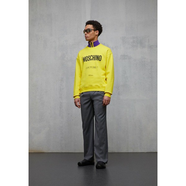 モスキーノ メンズ パーカー・スウェットシャツ アウター Sweatshirt - yellow yellow