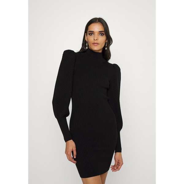 アリス アンド オリビア レディース ワンピース トップス CALEB PUFF MINI DRESS - Jumper dress - black black