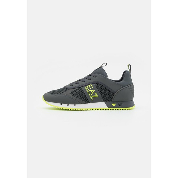 エンポリオ アルマーニ メンズ スニーカー シューズ Trainers - iron gate/yellowfluo iron gate/yellowfluo